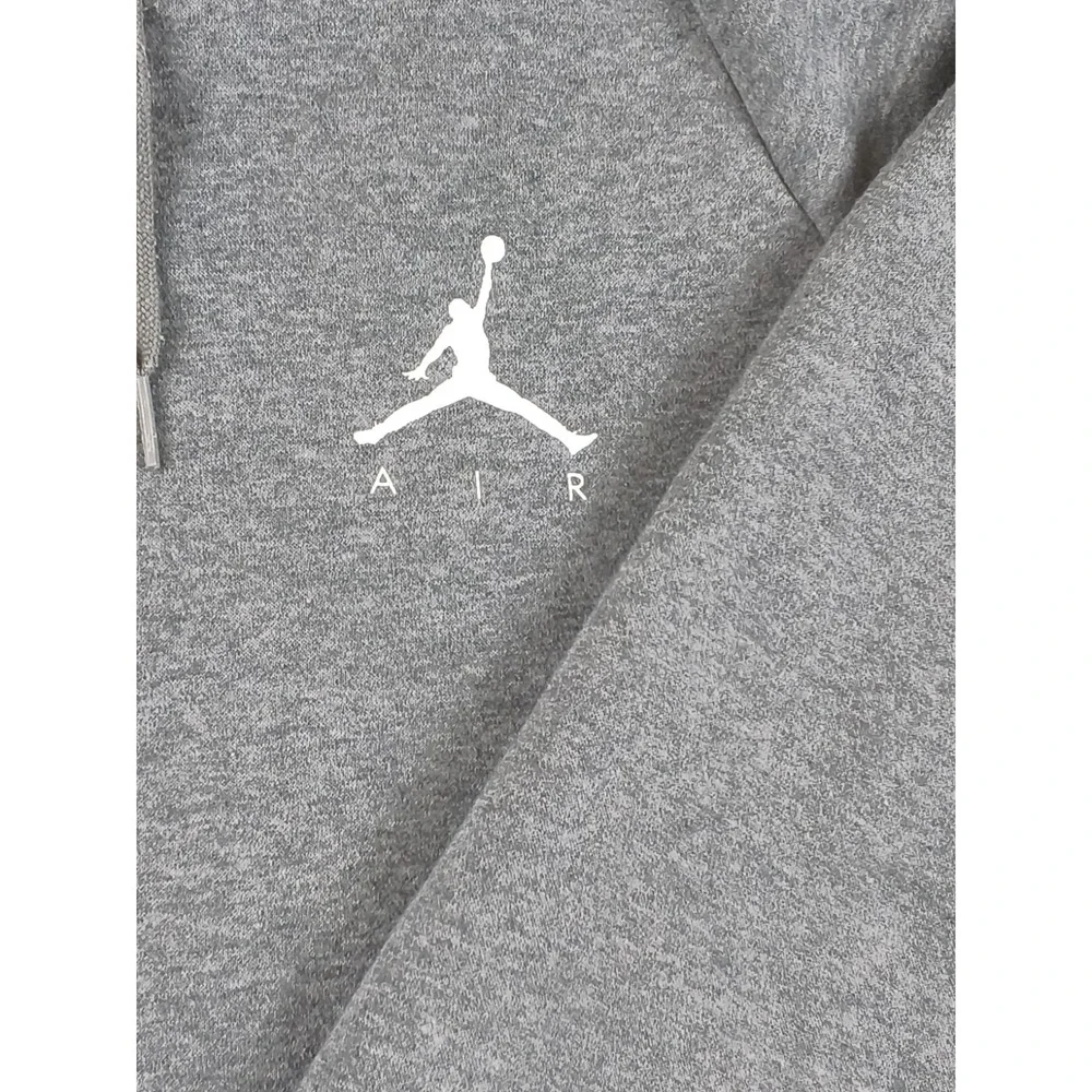 Jordan Jumpman Grey Fleece Hoodie Pullover Athletic Casual Size 2XL